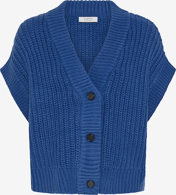 b.young - Colete de malha 'BYOtinka' em azul: frente