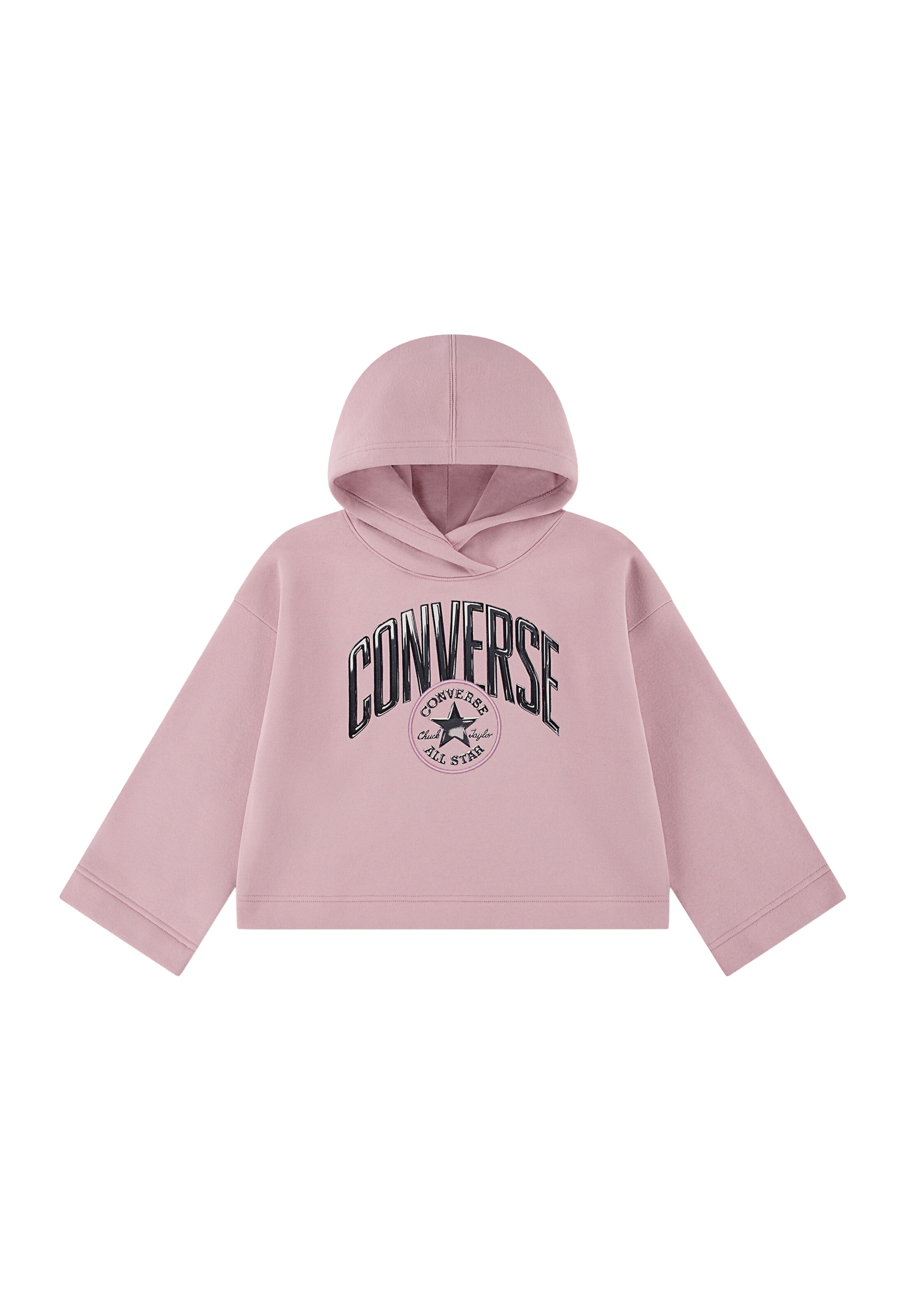 CONVERSE Collegepaita värissä vaaleanpunainen: etupuoli