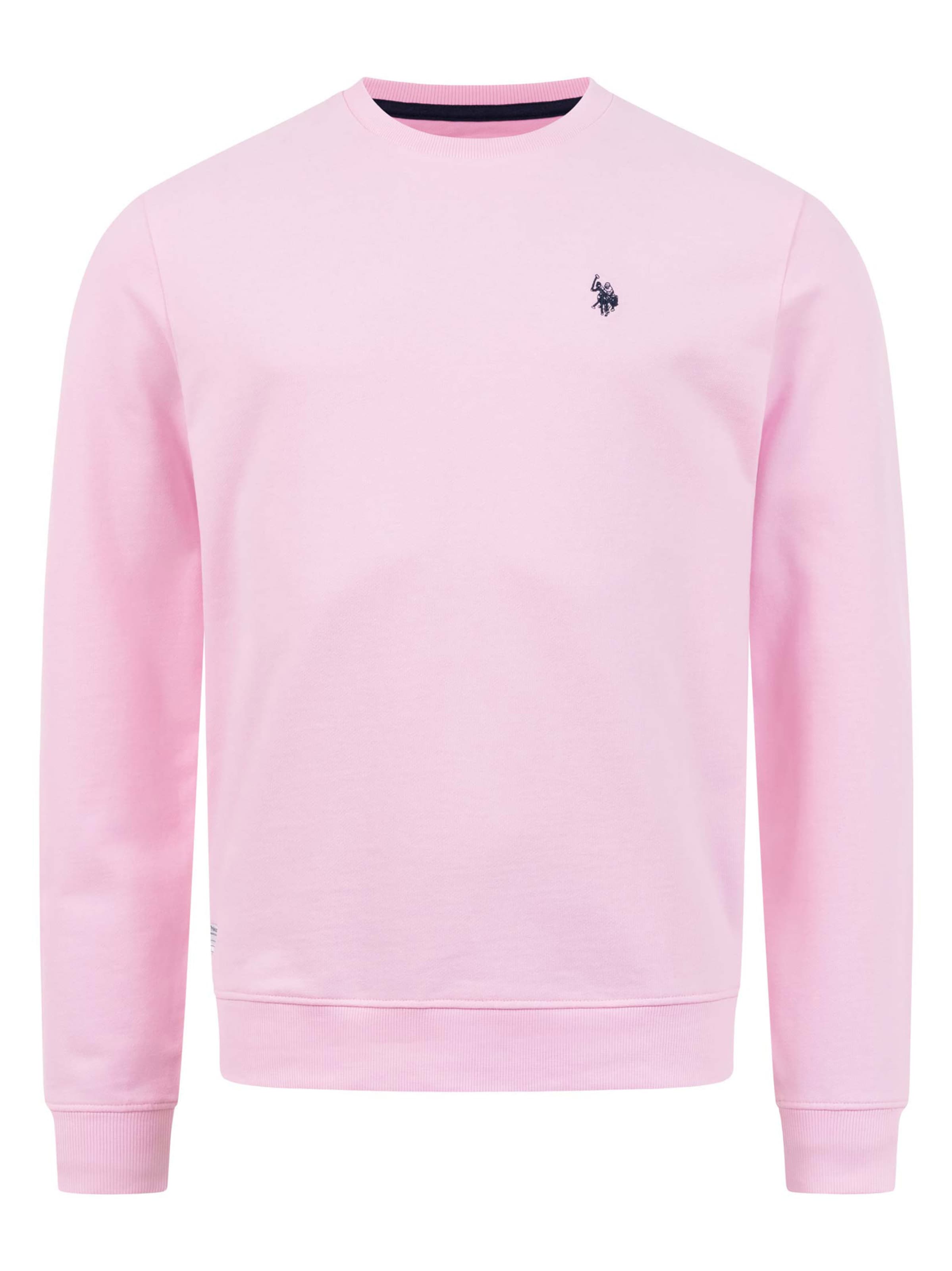 U.S. POLO ASSN. Sweatshirt in XXXL in de kleur Pink, Productweergave