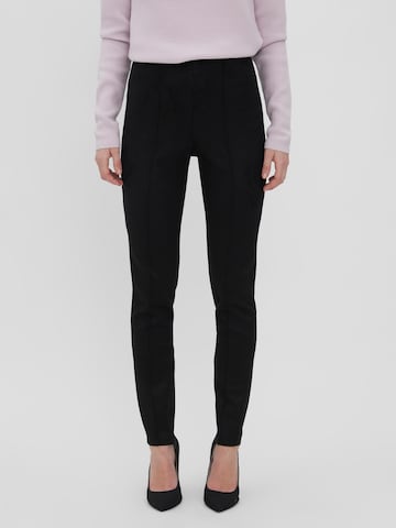 VERO MODA Skinny Leggings 'Vera' in Zwart: voorkant