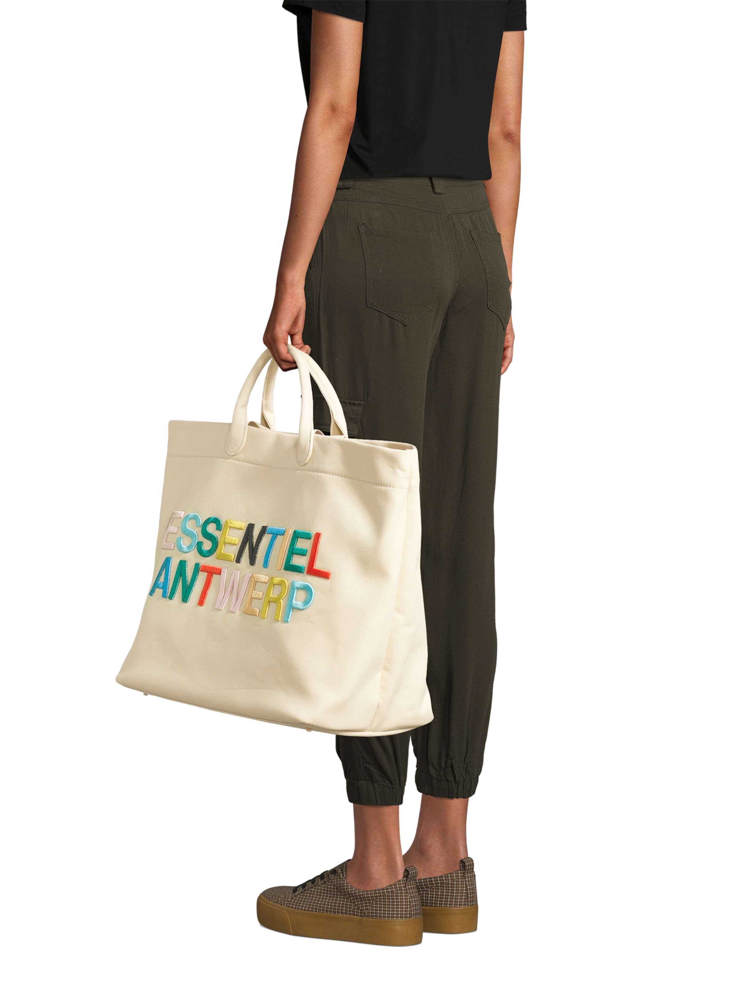 Essentiel Antwerp Μεγάλη τσάντα 'Hedness' σε λευκό
