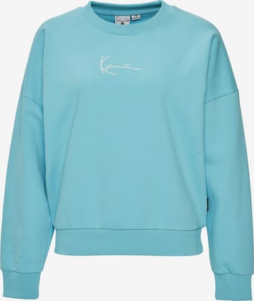 Sweat-shirt Karl Kani en bleu : devant