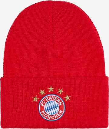 FC BAYERN MÜNCHEN Beanie in Red: front