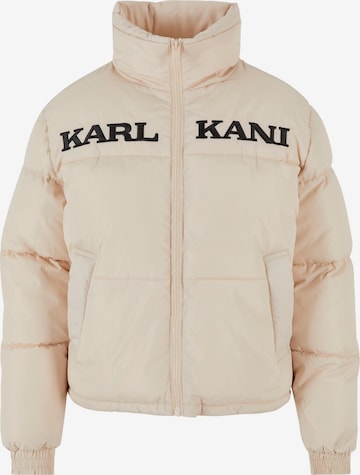 Geacă de primăvară-toamnă 'Essential' de la Karl Kani pe bej: față