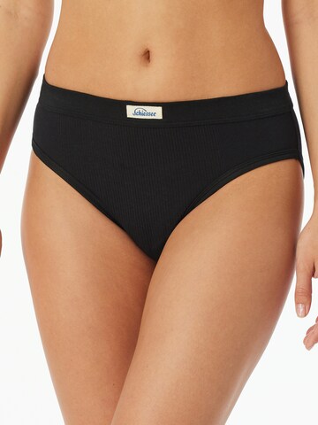 SCHIESSER Slip ' Feinripp - Revival Paula ' in Schwarz