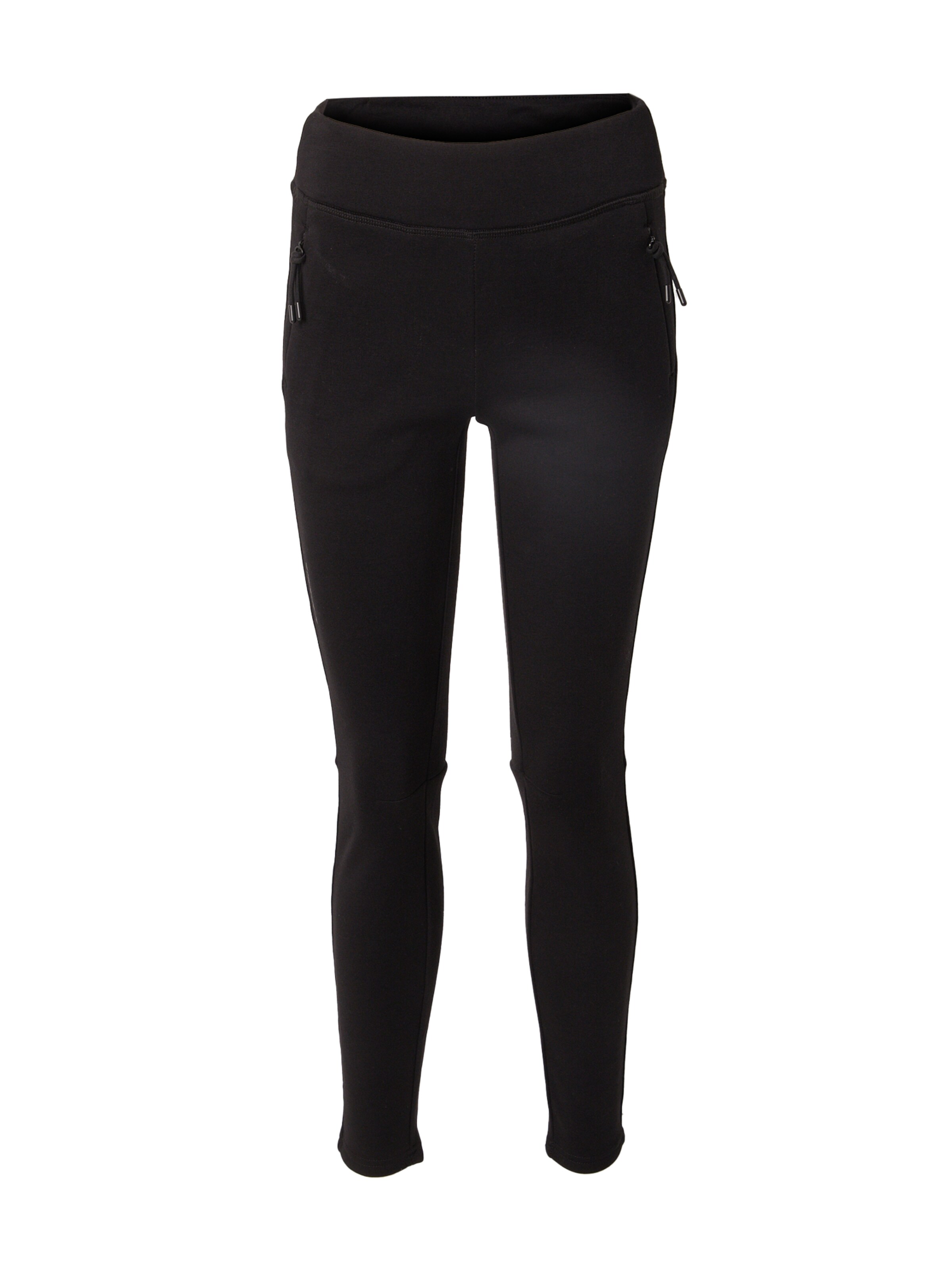 ICEPEAK Skinny Fit Outdoor панталон 'Adain' в черно: отпред