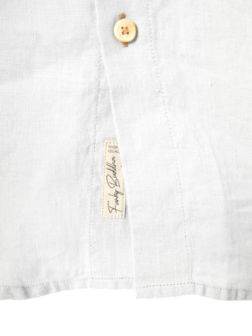 Coupe regular Chemise Funky Buddha en blanc