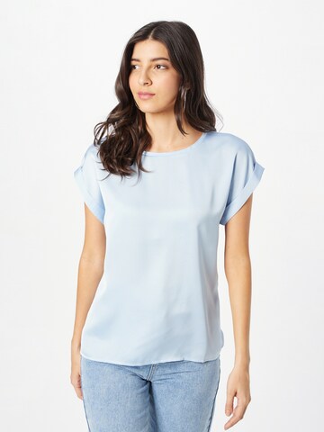VILA Shirt 'ELLETTE' in Blauw: voorkant