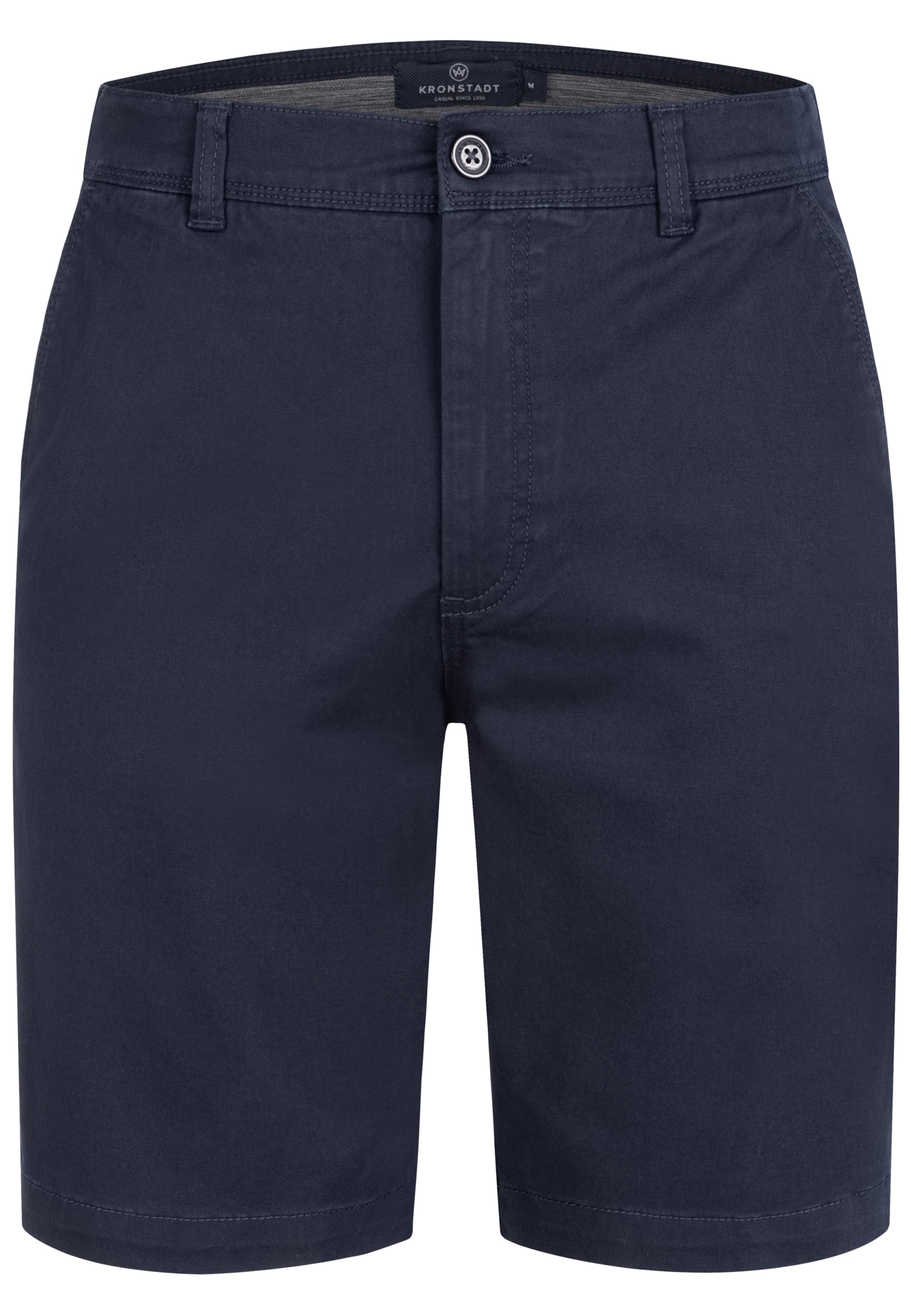 Kronstadt Regular Chino trousers 'Allen' in Blue: front