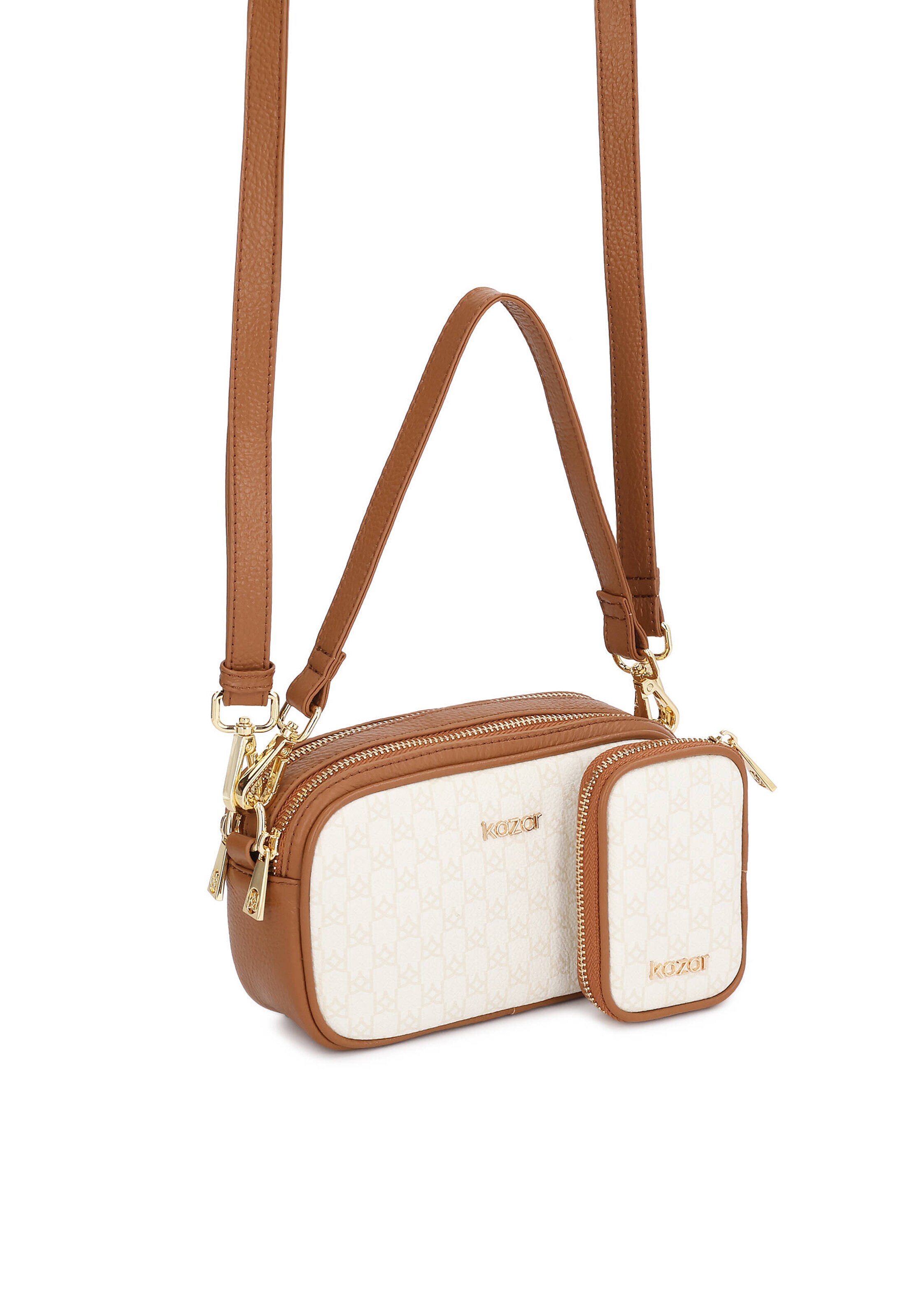 Kazar Crossbody Bag in White