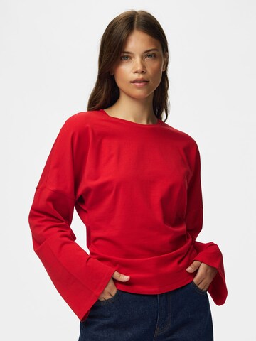 PIECES Shirt 'PCAlli' in Rot: Vorderseite