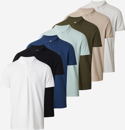HOLLISTER Shirt in beige / blau / grün / weiß, Produktansicht
