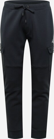 Tapered Pantaloni cargo di Polo Ralph Lauren in nero: frontale