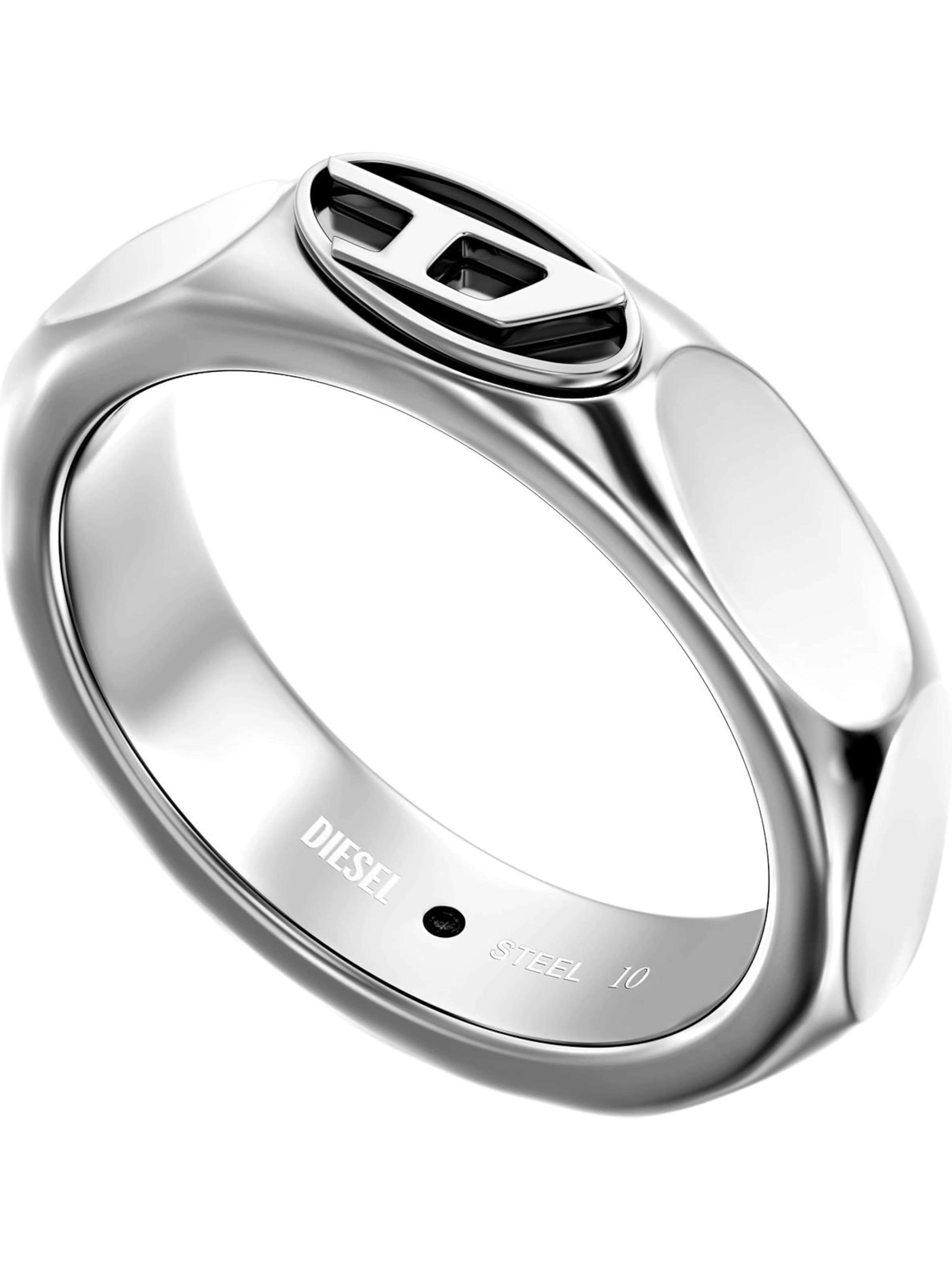 DIESEL Ring in Silber
