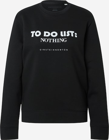 EINSTEIN & NEWTON Sweatshirt in Black: front