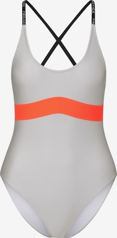 Bogner Fire + Ice Swimsuit 'Fabula' in Silver: front