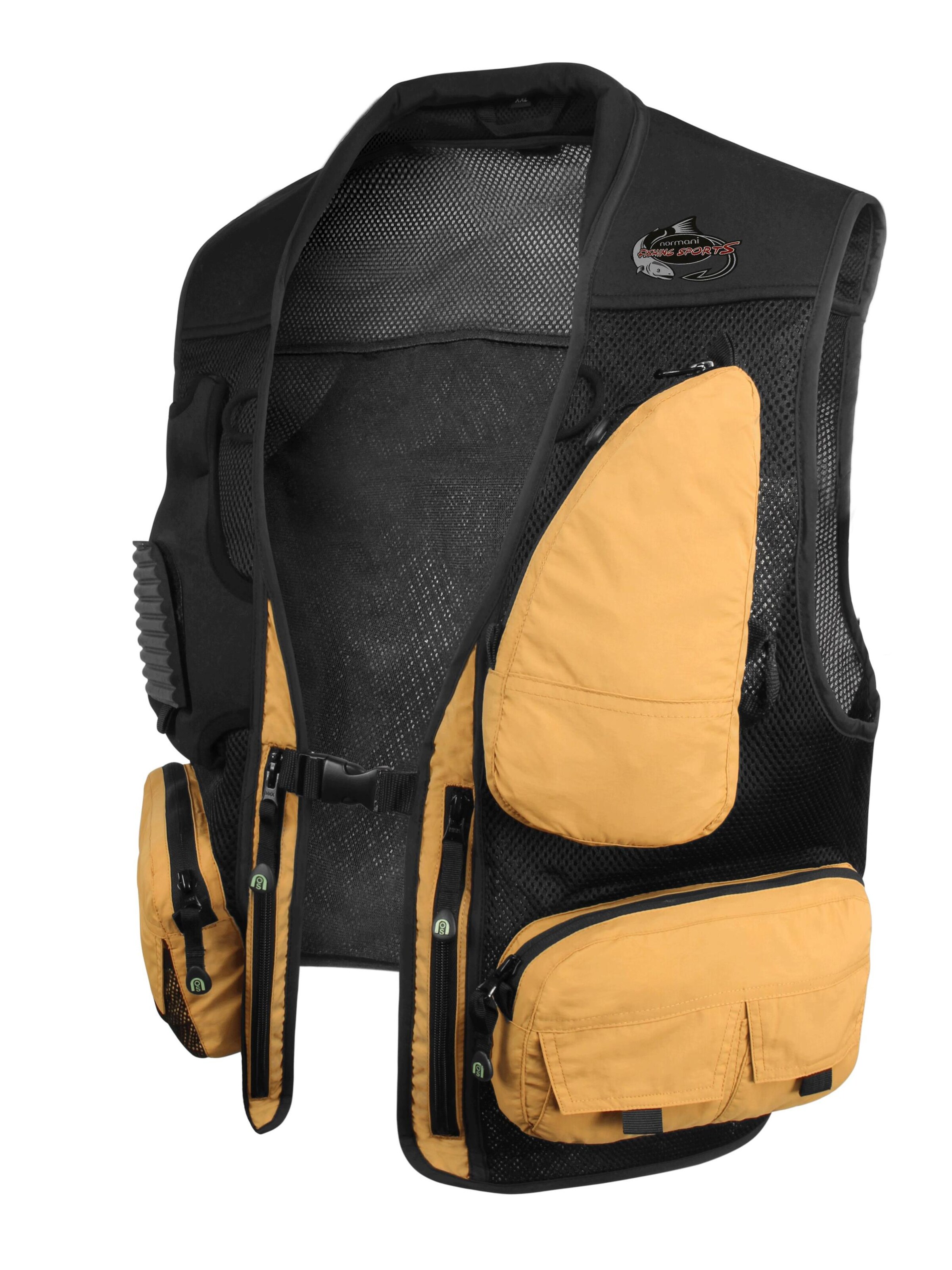 Gilet de sport 'Fisher' normani en noir