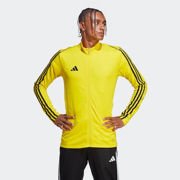 Veste outdoor 'Tiro 23 League' ADIDAS PERFORMANCE en jaune : devant