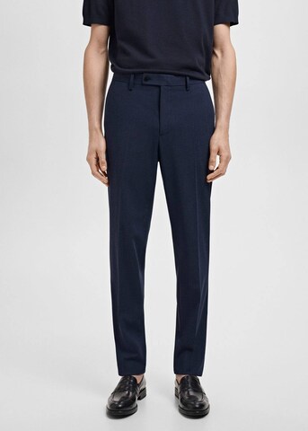 MANGO MAN Regular Hose 'Monaco' in Blau: Vorderseite