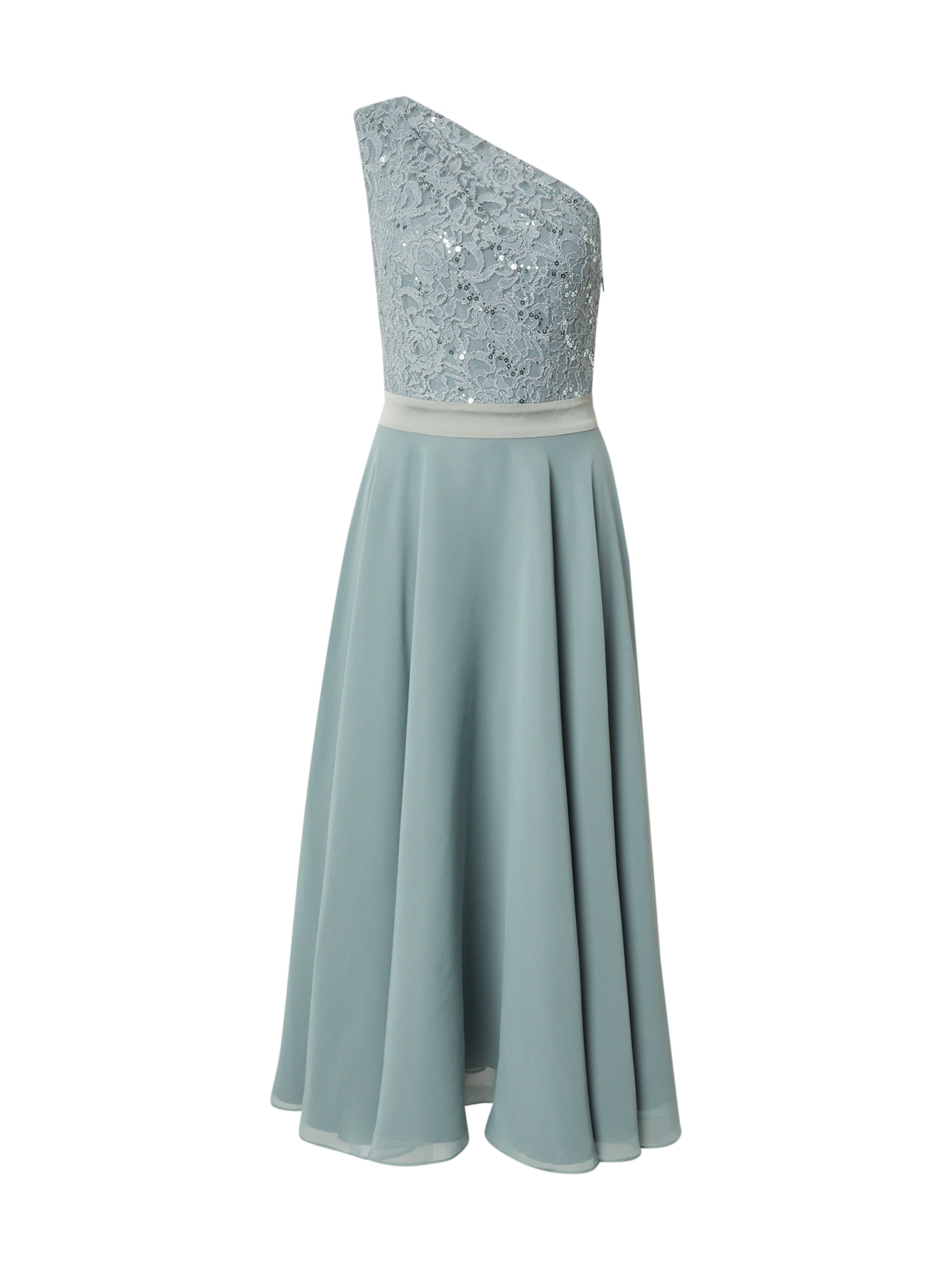 SWING - Vestido de gala en verde: frente