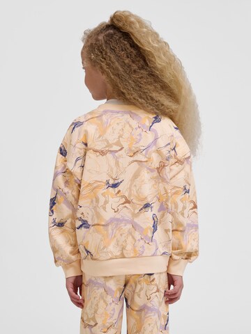 Hummel Sweatshirt 'Swirly' in Orange