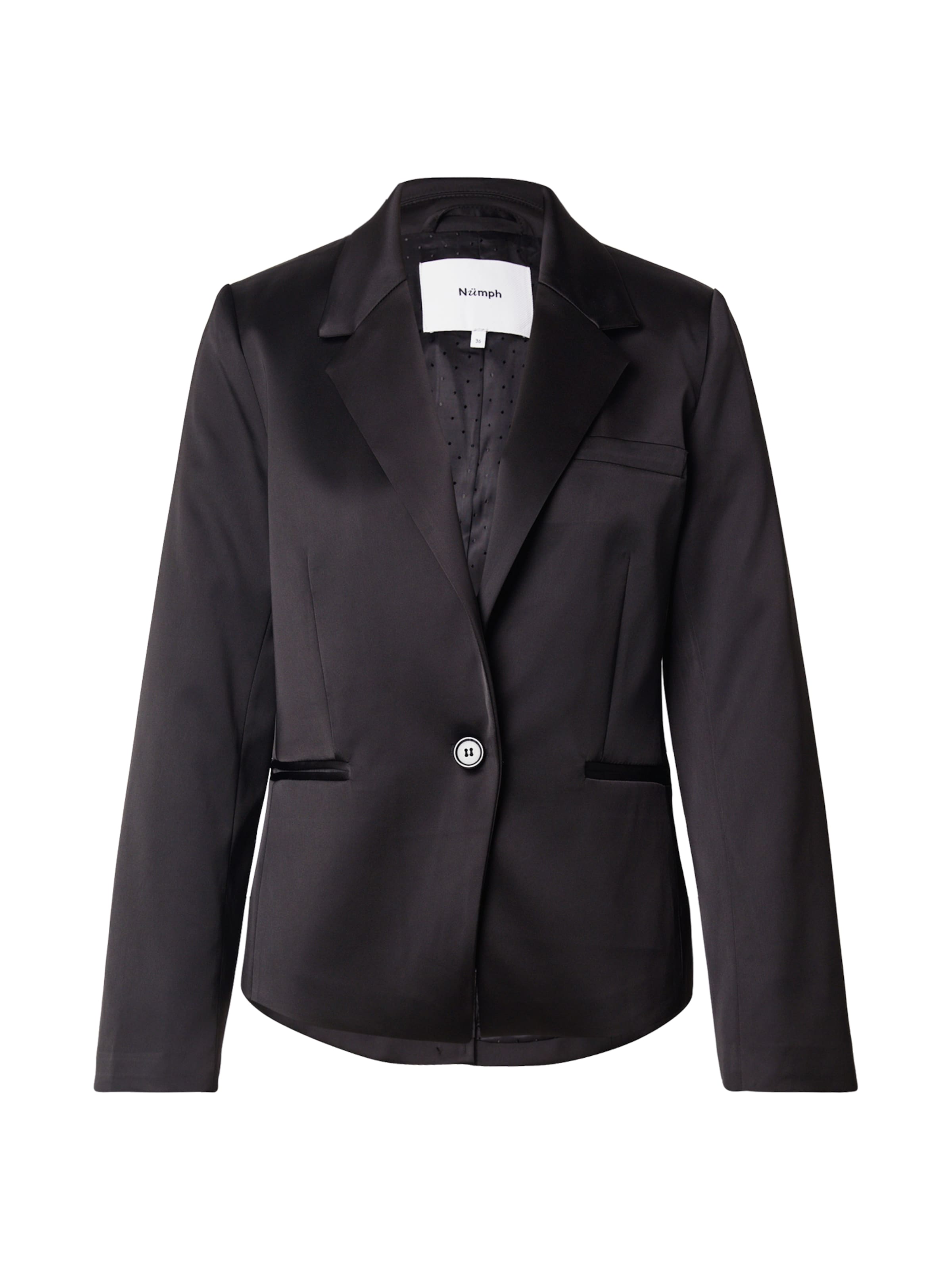 NÜMPH Marynarka 'NUTAMARA' w kolorze czarny: przód