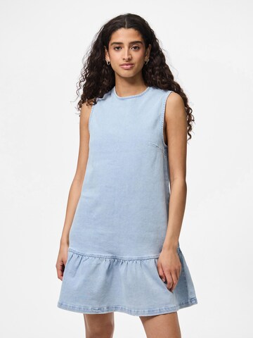 PIECES Zomerjurk 'PCMonica' in Blauw: voorkant