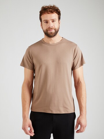 ABOUT YOU x Kevin Trapp Shirt 'Joe' in Brown: front