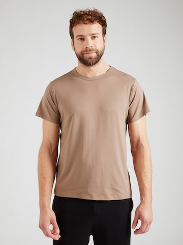 ABOUT YOU x Kevin Trapp Shirt 'Joe' in Brown: front