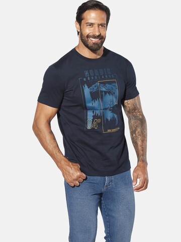 Jan Vanderstorm Shirt 'Magnusvik' in Blauw: voorkant