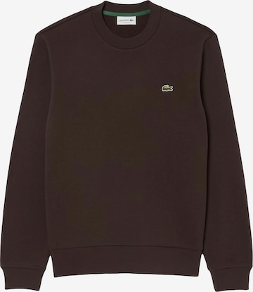 Felpa di LACOSTE in marrone: frontale