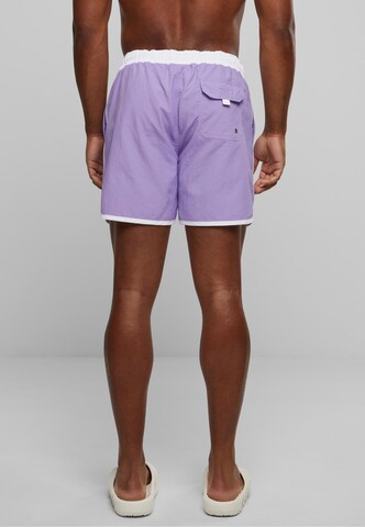 Urban Classics Board Shorts in Purple