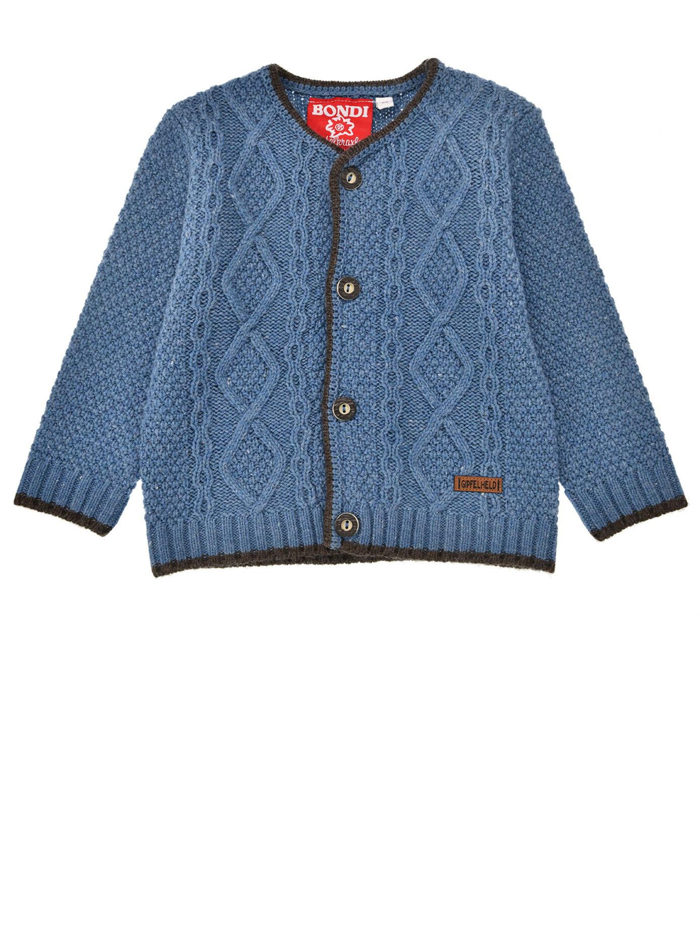BONDI Strickjacke‌‌‌ in Blau: Vorderseite