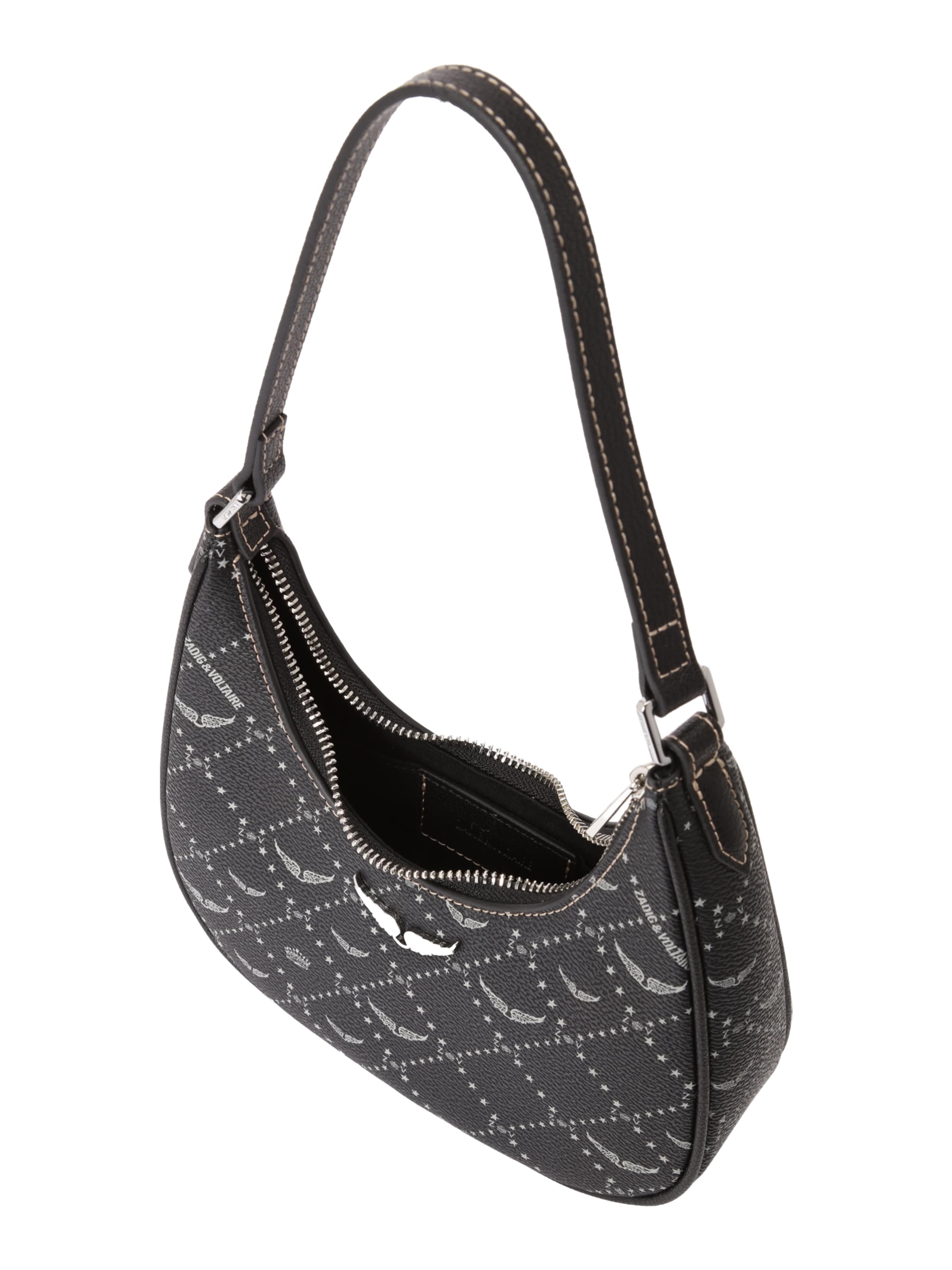 Zadig & Voltaire Skuldertaske i sort