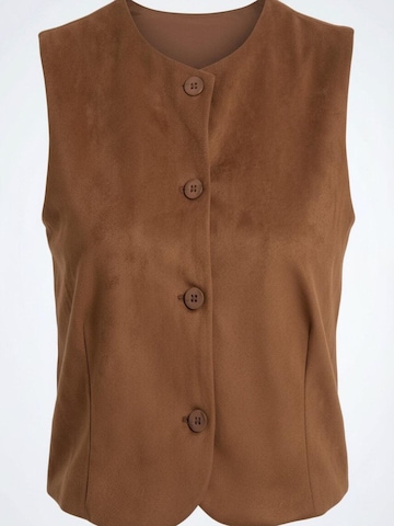 MND Vest in Brown: front