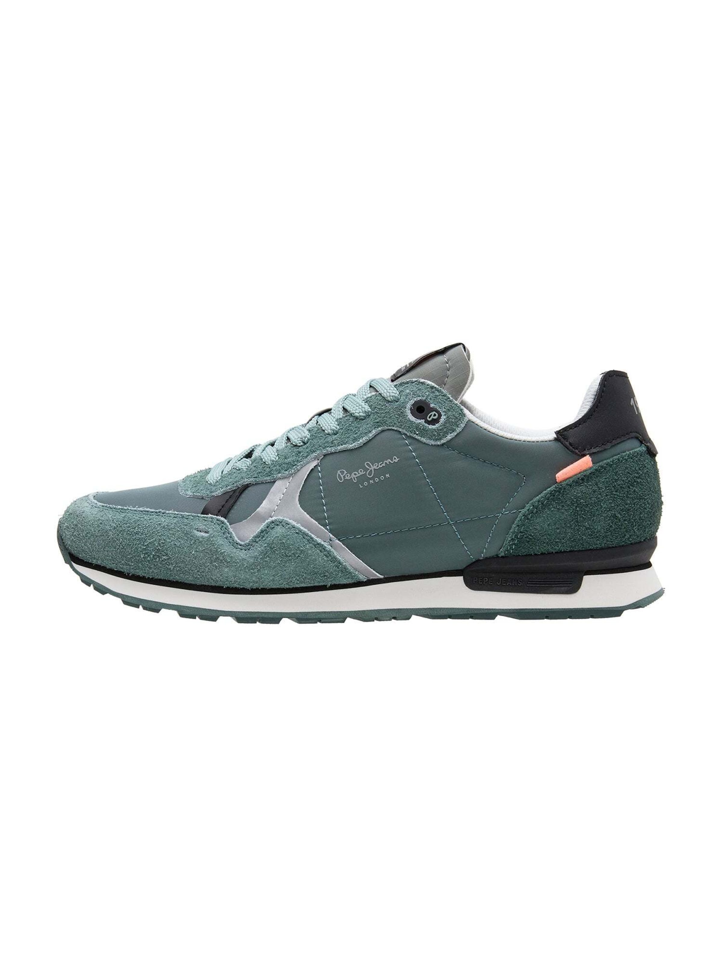 Sneaker bassa 'BRIT FLYER M' di Pepe Jeans in verde: frontale