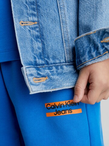 Calvin Klein Jeans Regular Hose in Blau