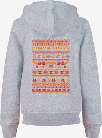 F4NT4STIC Sweatshirt 'Guns And Roses Weihnachten Christmas' in Grau