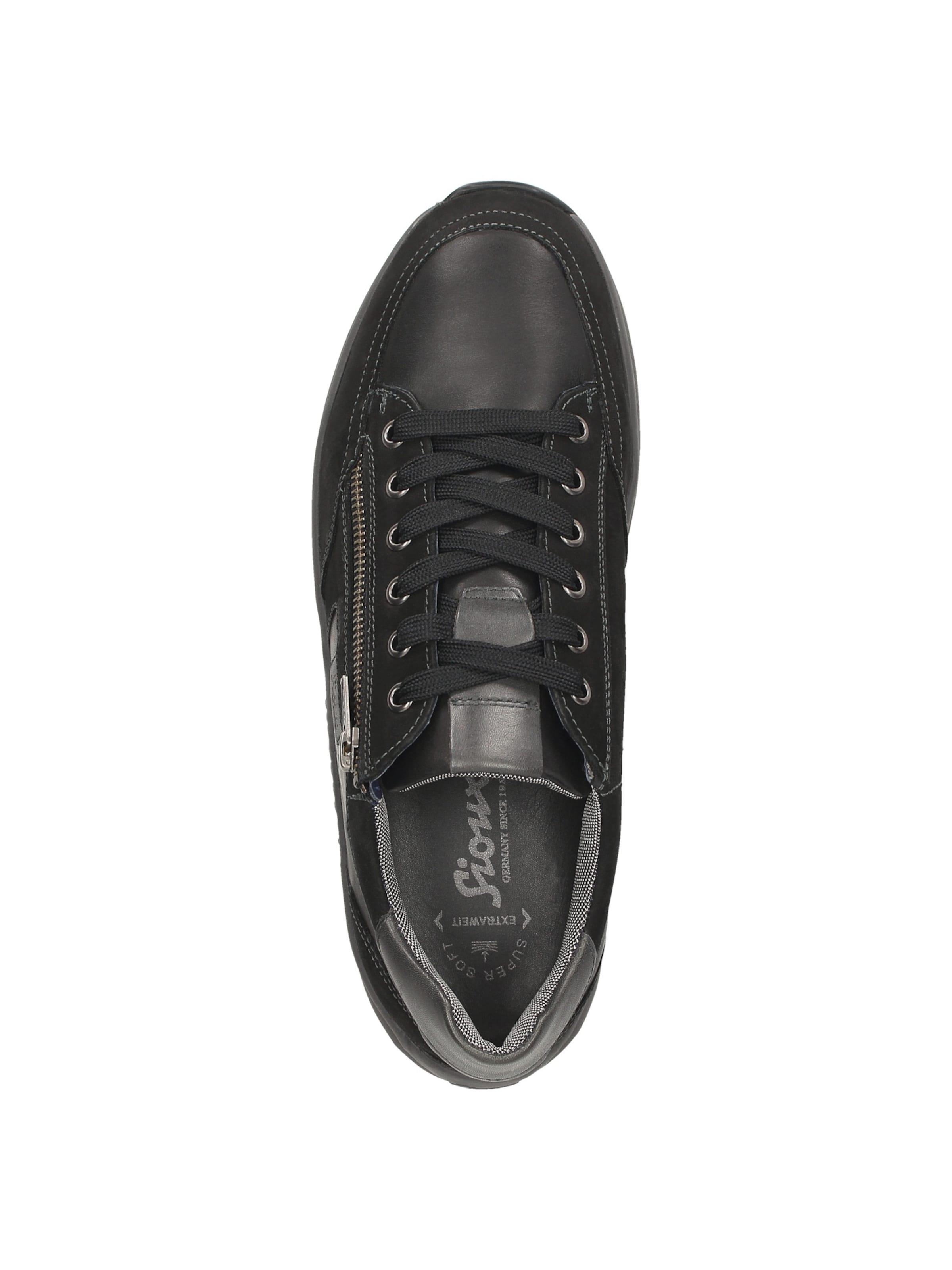 SIOUX Sneaker in Schwarz