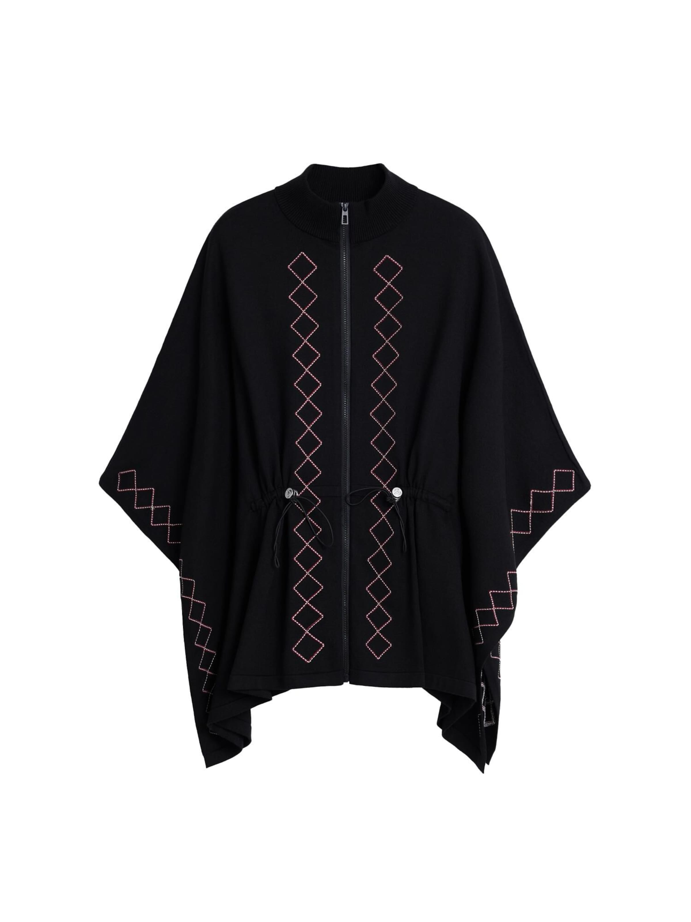 Desigual Oversized shawl in Black: front