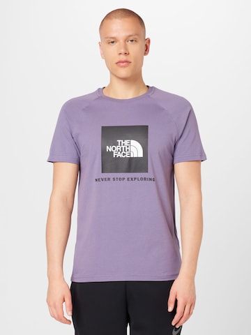 THE NORTH FACE - Ajuste regular Camiseta en lila: frente