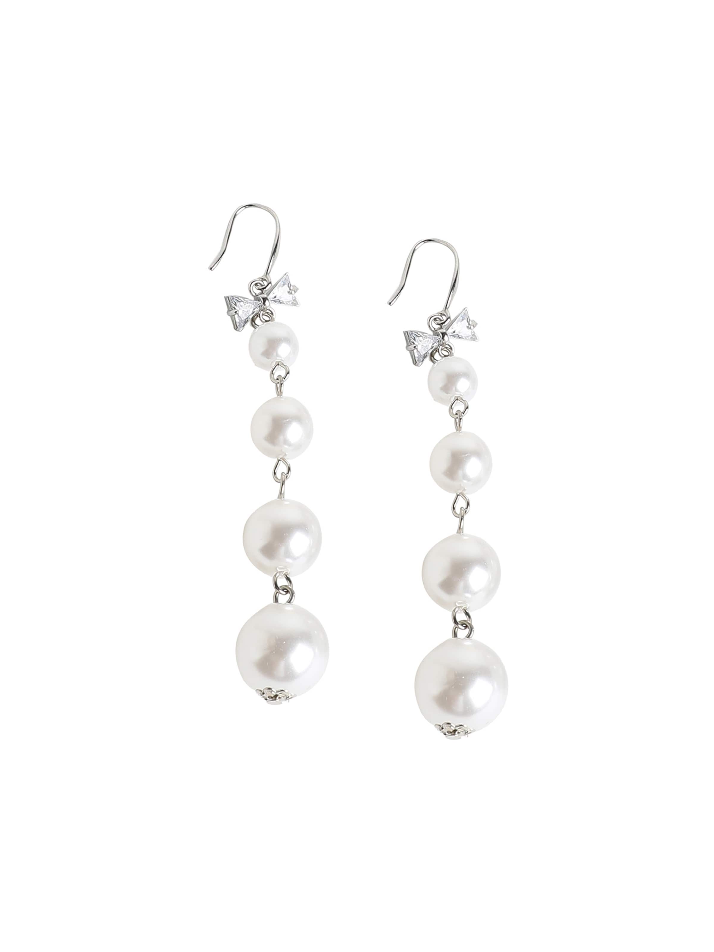 SOHI Náušnice ' Afsari ' – stříbrná: přední strana