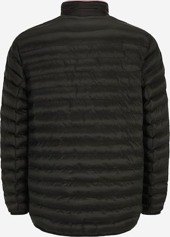 Tommy Hilfiger Big & Tall Prehodna jakna | črna barva