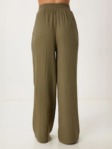 Happiness İstanbul Wide leg Broek in Groen