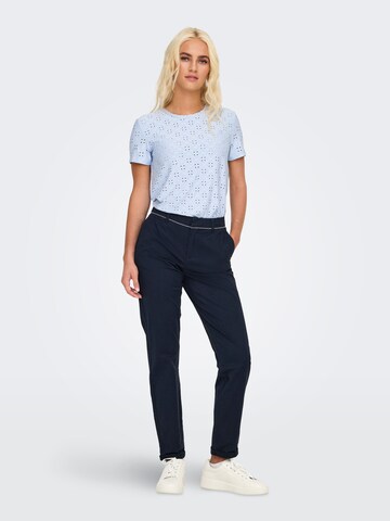 Slimfit Pantaloni chino 'ONLBIANA' di ONLY in blu