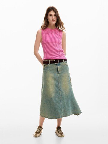 Desigual Свитер в Ярко-розовый