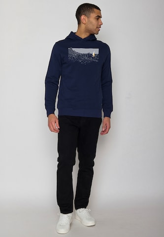 GREENBOMB Sweatshirt 'Nature Cliffsail' in Blauw