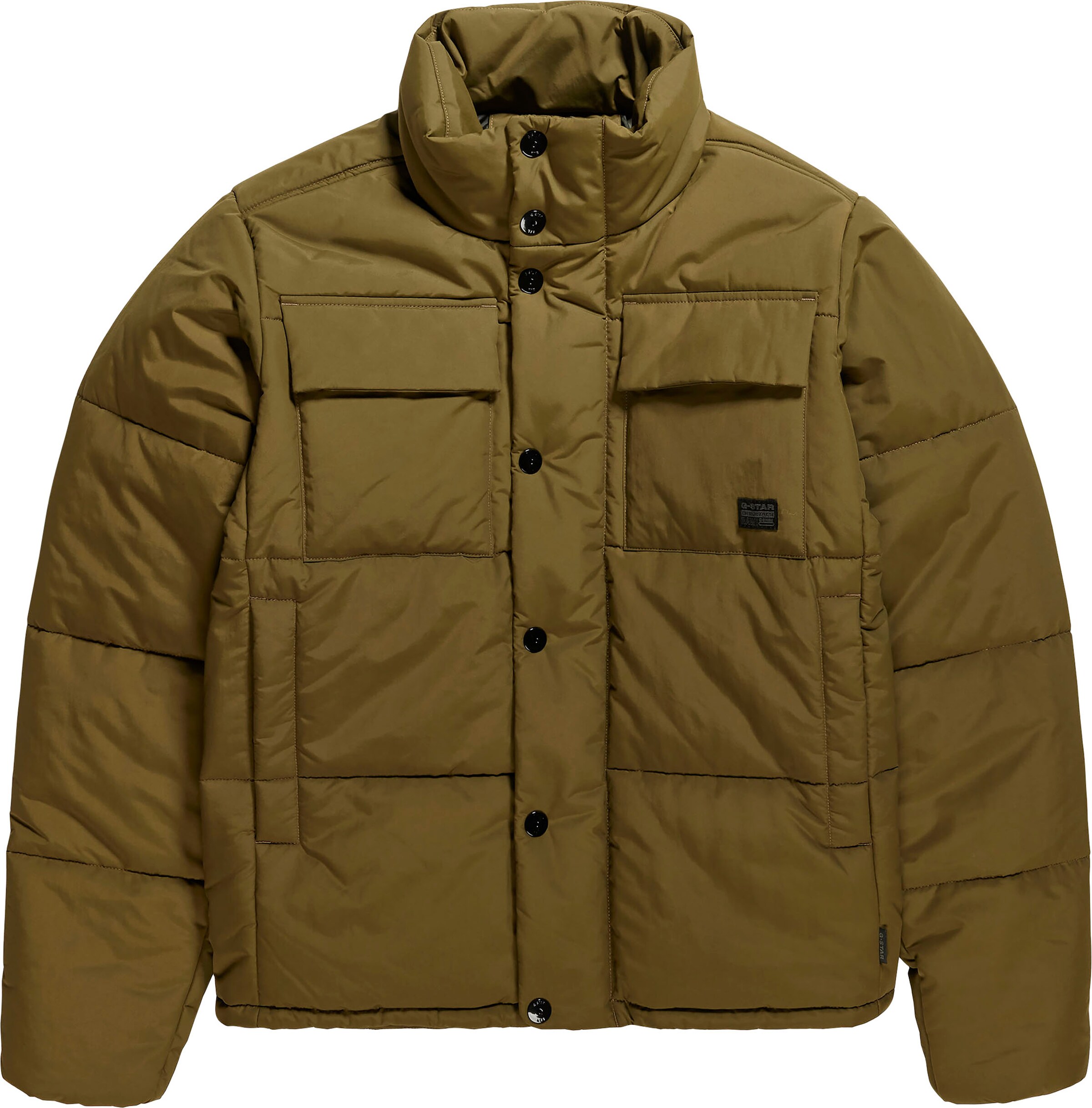 G-STAR Välikausitakki 'Foundation' värissä vihreä: etupuoli