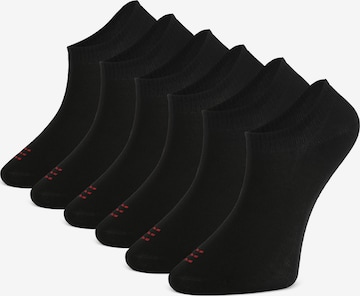Crea Socks Skarpetki stopki 'Sneaker' w kolorze czarny: przód