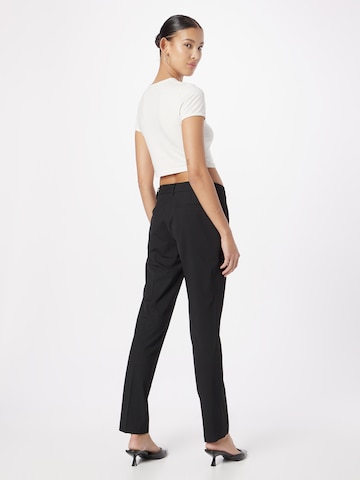 Regular Pantalon à plis 'Hedy' MORE & MORE en noir